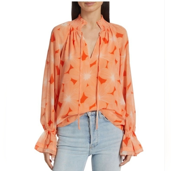 Ramy Brook Clarke Floral Blouse, NWT - Picture 1 of 5